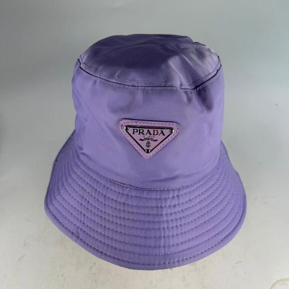 Prada Re-nylon Bucket Hat Purple Unisex Size S/M main image 5